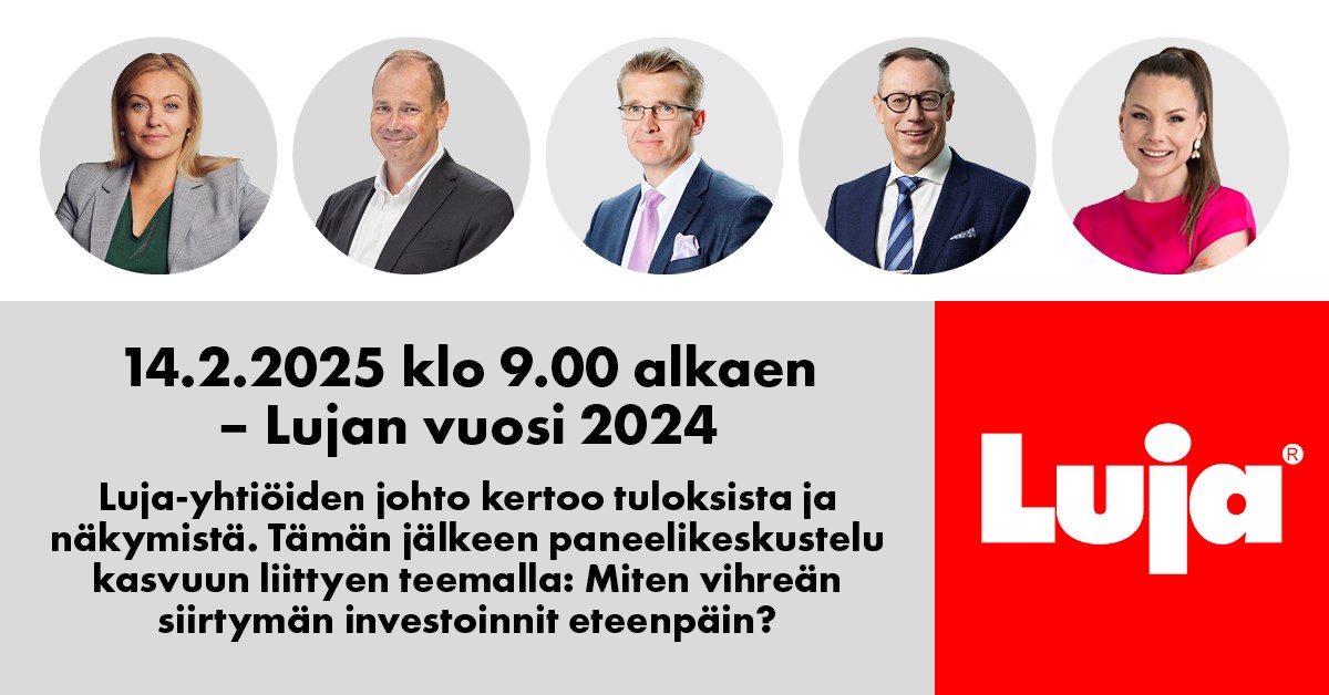 Luja-yhtiöt tilinpäätöswebinaari 2025